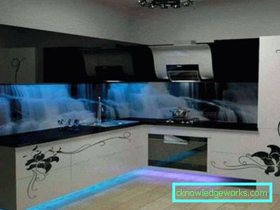 3D-s tapéta a konyhában