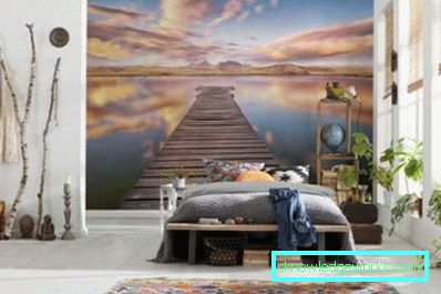 3D tapéta falak - fotó nappali
