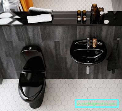 Fekete WC-tálak: modern design trendek Fekete WC-tálak: modern design trendek