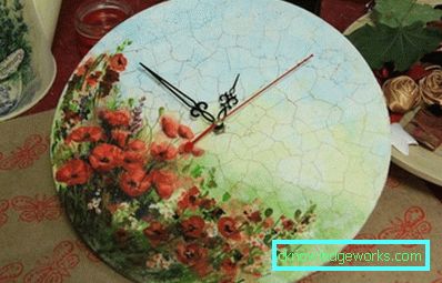 117-Decoupage óra a konyhába - 100 fénykép
