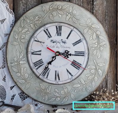 117-Decoupage óra a konyhába - 100 fénykép