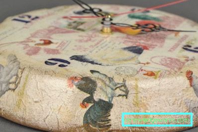 117-Decoupage óra a konyhába - 100 fénykép