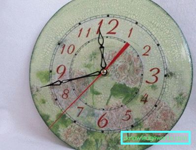 117-Decoupage óra a konyhába - 100 fénykép