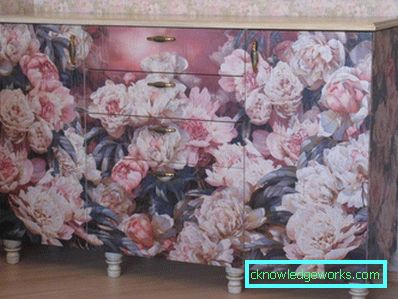 Decoupage konyhabútor Decoupage konyhabútor