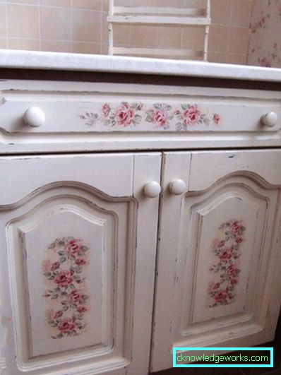 Decoupage konyhabútor Decoupage konyhabútor