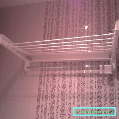 Szárítás a fürdőszobában - 63 fotó a törölközők eredeti tartozékairól
