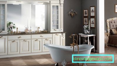 Klasszikus stílusú fürdőszoba - 67 fotó megoldás egyetlen formátum szellemében