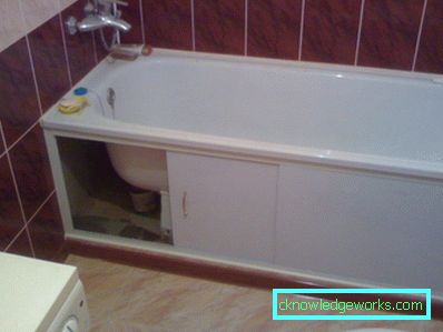 Szekrény a fürdőszoba alatt - 84 fotó egy elegáns szekrény és polc álcázásáról