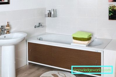Szekrény a fürdőszoba alatt - 84 fotó egy elegáns szekrény és polc álcázásáról