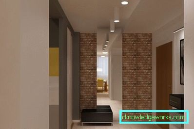 65-es bejárati csarnok loft stílusban