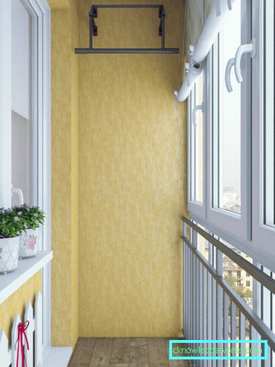Loggia 6 méter - az eredeti tervezési megoldások 95 fotója