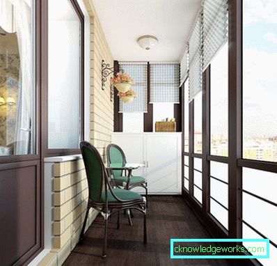 Loggia 6 méter - az eredeti tervezési megoldások 95 fotója