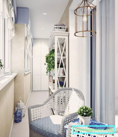 Loggia 6 méter - az eredeti tervezési megoldások 95 fotója