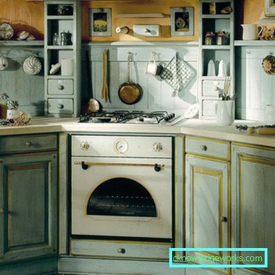 Provence Kitchen - TOP 100 fénykép, hogyan lehet létrehozni egy modern designt 2017-ben