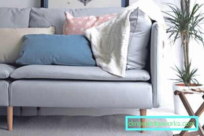 IKEA kanapék a belső térben - 100 legjobb design ötlet