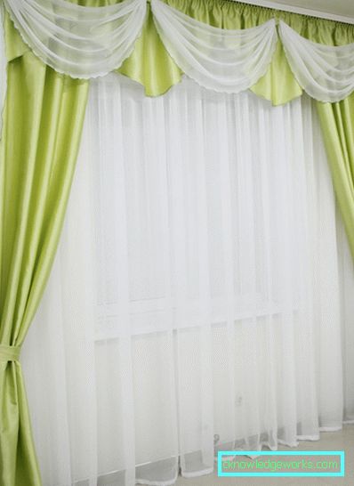 Két színű függöny egy modern belső térben - 110 design fotó
