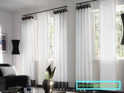 Függönyök a Hi-Tech stílusában - 99 fotó csodálatos és hangulatos design