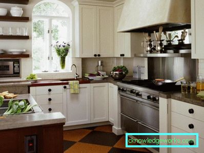 Sarok konyha - 80 fotó gyönyörű belsőépítészeti bútorok belsejében