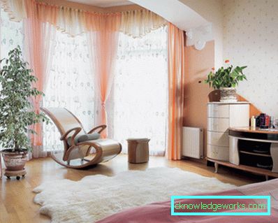 Bézs függöny - 78 fotó kifogástalan design modern stílusban.