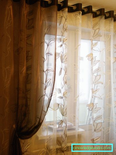 Eyelet Curtains - Hogyan készítsünk egy stílusos és hangulatos designt (105 fénykép)
