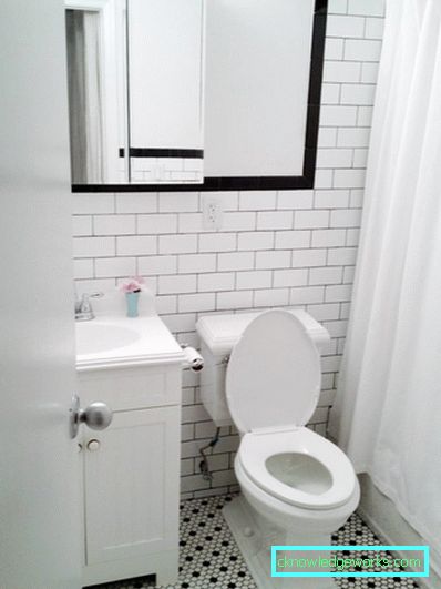 Fekete-fehér fürdőszoba - 75 legjobb fotó a divattervezés ötleteiről