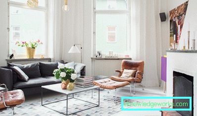 Fotó: egy üvegasztal segít vizuálisan növelni a helyiséget, ami fontos a kis helyiségek számára.