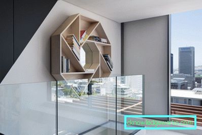 Polcok az erkélyen - 80 fotó a legjobb design lehetőségekről