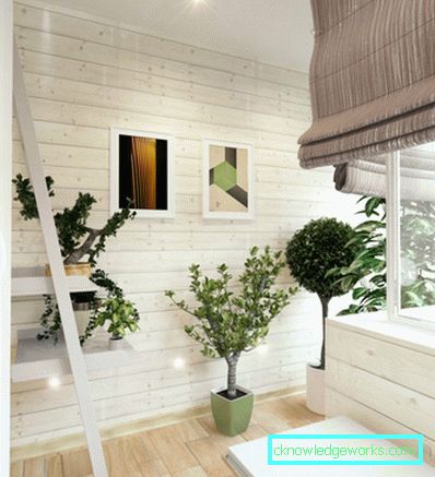 Kis loggia - 84 fotó az új szép belsőépítészetről