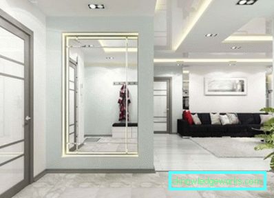 Tervezzen folyosót egy egyszobás apartmanban - fotó