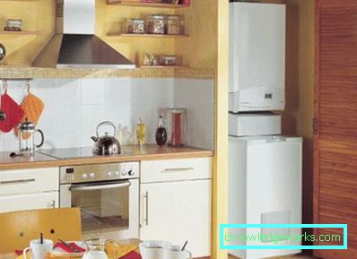 Konyha design gázkazánnal