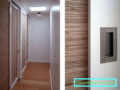 A lakásban egy négyzet alakú folyosó kialakítása - igazi fényképek