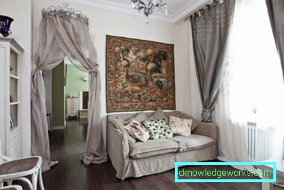 Egyszobás apartmantervezés - 150 fotó a modern belsőépítészeti ötletekről