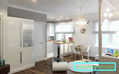 Egyszobás apartmantervezés - 150 fotó a modern belsőépítészeti ötletekről