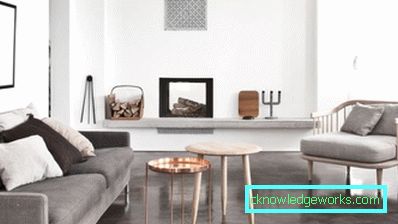 39-nappali minimalista stílusban - fotó