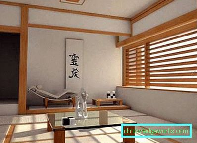 Japán stílusú nappali - 50 fotó a design példákból