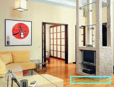 Japán stílusú nappali - 50 fotó a design példákból