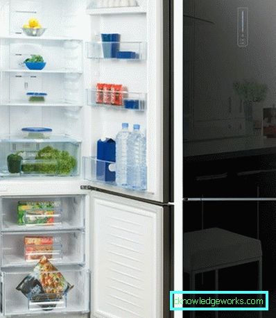 Fekete üveg hűtőszekrények Fekete üveg hűtőszekrények