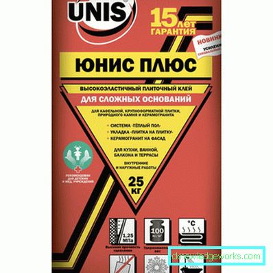Unis ragasztó csempe: jellemzők és alkalmazási terület