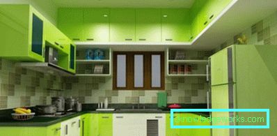 370-Lime Color Kitchen - 95 fényképbeállítások
