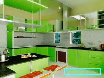 370-Lime Color Kitchen - 95 fényképbeállítások