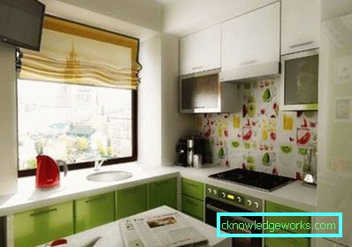 Kis méretű konyhák kis apartmanokban - a belsőépítészet