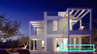 145-Világítás egy privát házban - 100 fotó