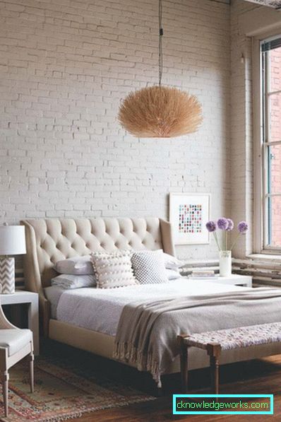 Loft stílusú hálószoba