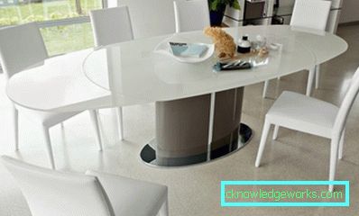Konyhai asztal egy lábon Konyhai asztal egy lábon