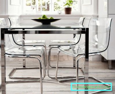 IKEA bútor a konyhához: asztalok és székek IKEA bútor a konyhához: asztalok és székek