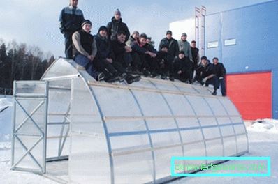 218-galvanizált üvegházak