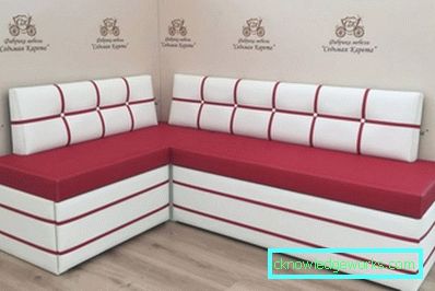 Sarok kanapé a konyhában egy ággyal Sarok kanapé a konyhában egy ággyal