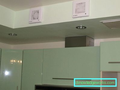 Kipufogó ventilátor a konyhában Kipufogó ventilátor a konyhában